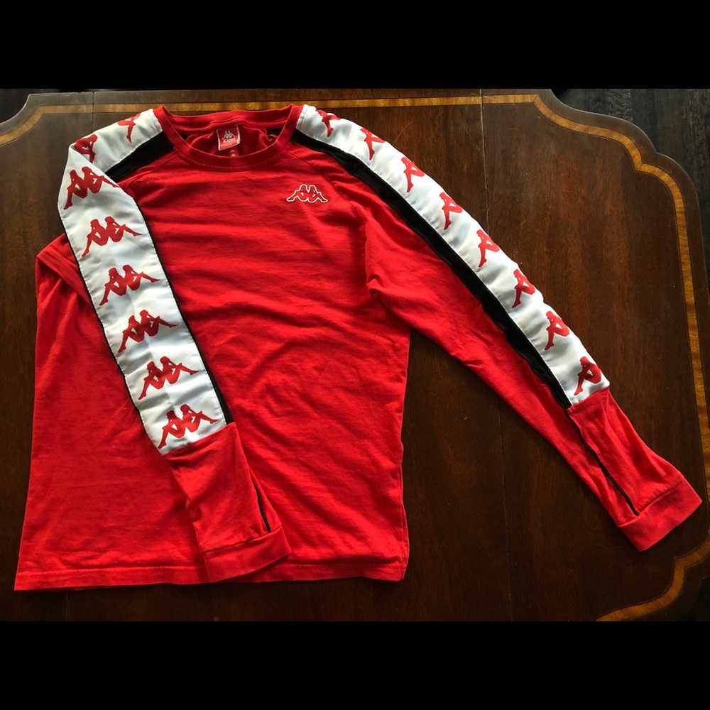 Men’s Kappa Banda Araus Long Sleeve T Shirt Medium